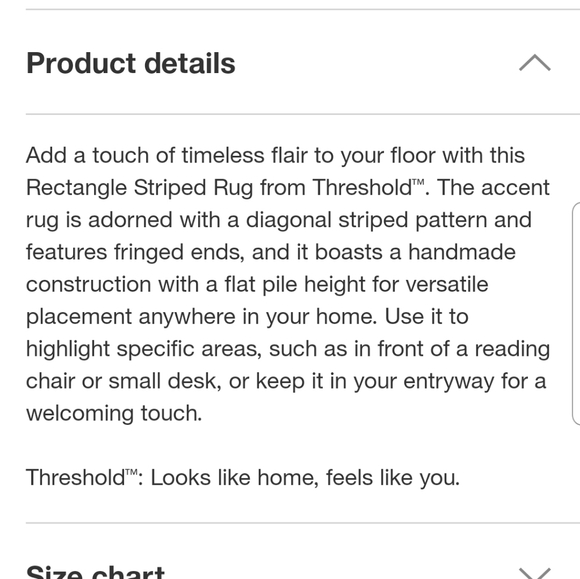 Threshold Indoor Handmade Flat Pile Rug, Green Area Rug, Bathroom Kitchen Rug - Picture 5 of 5